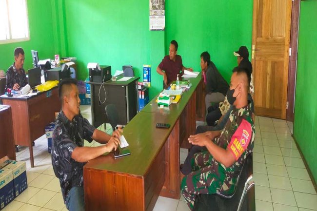 Awali Tugas Diwilayah Binaan yang Baru, Serda Beni Endra Gupsuny Memperkenalkan Diri 