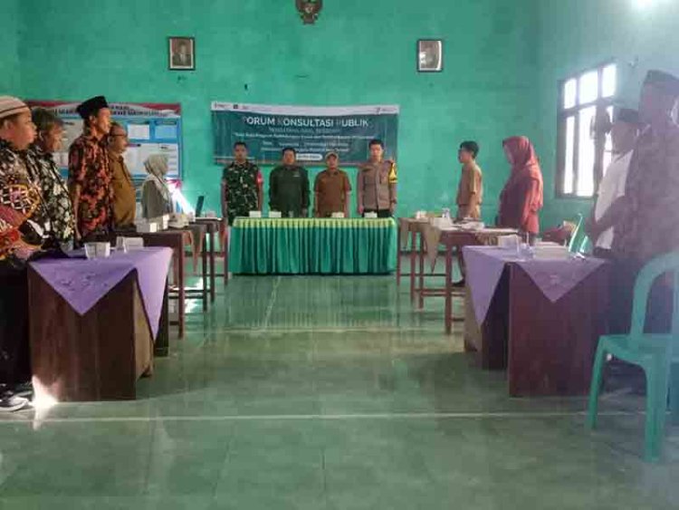 Babinsa Koramil 07 Mandiraja dan Babinkamtibmas laksanakan pendampingan Rapat FKP