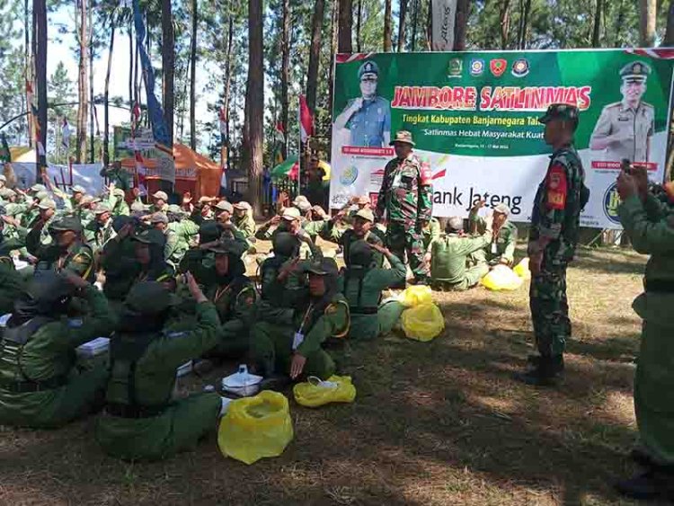 Peran Babinsa Dalam  Pendamping Pembinaan Kegiatan Jambore Satlinmas Tingkat Kabupaten