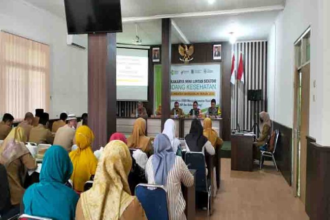 BABINSA HADIRI  LOKAKARYA MINI  LINTAS SEKTORAL BIDANG KESEHATAN