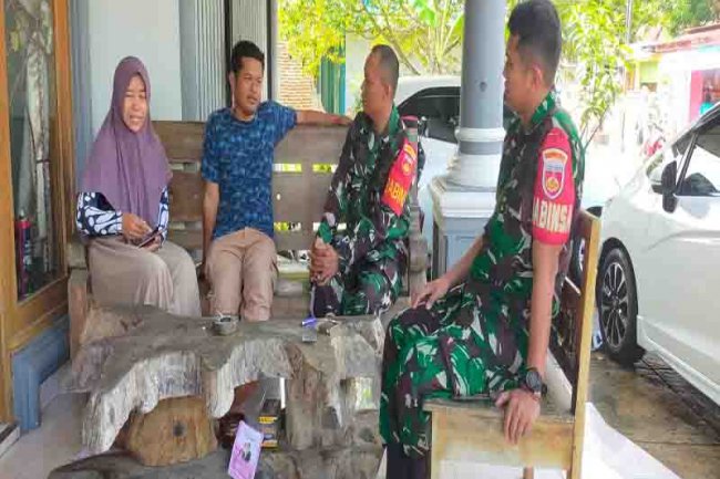 JALIN SILATURAHMI BABINSA KOMSOS DENGAN TOKOH MASYARAKAT