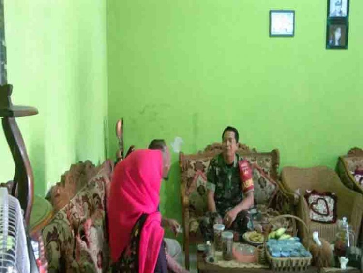 Jaga Selalu Tali Silaturahmi Antara Babinsa Dan Purnawirawan