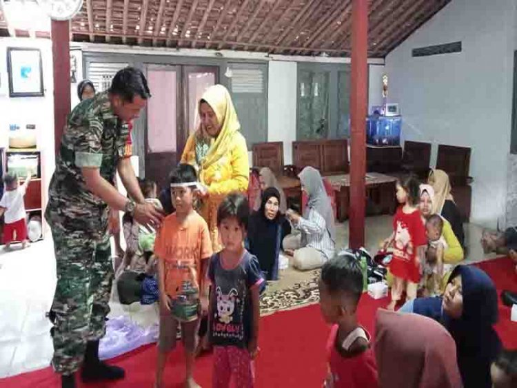 Wujud Nyata Babinsa Dampingi Kegiatan Posyandu Balita 