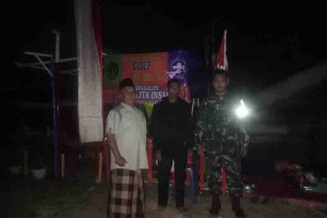 BABINSA PATROLI SAMBANGI JAMBORE RANTING DI WILAYAH BINAAN 