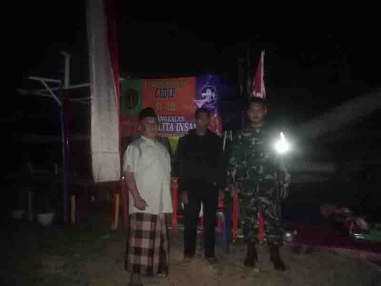 BABINSA PATROLI SAMBANGI JAMBORE RANTING DI WILAYAH BINAAN 