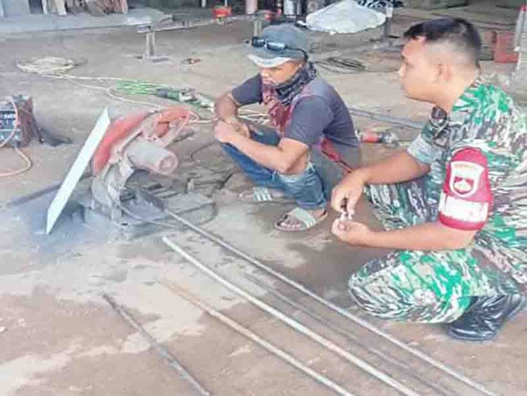 UNTUK MENJALIN TALI SILATURAHMI BABINSA KOMSOS DENGAN PENGUSAHAN TRALIS DI WILAYAH BIAAN 