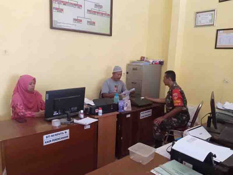 Serma Tulus Purwanto Perkenalkan Diri Sebagai Babinsa Baru Di Desa Kebakalan 