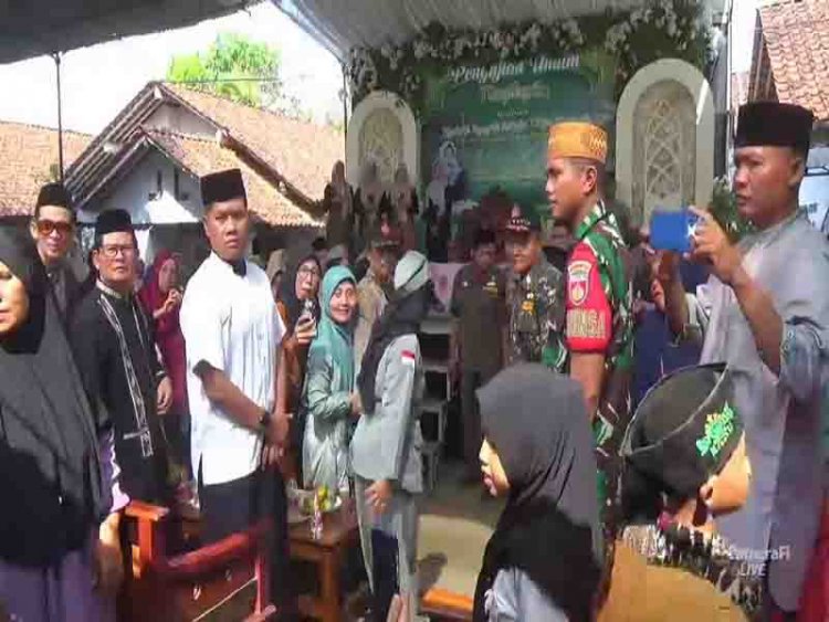 Danramil 07/Mandiraja Hadiri Pengajian Umum di Desa Kebanaran 