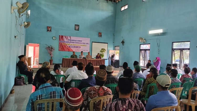 DANRAMIL 07/MANDIRAJA HADIRI PENGAMBILAN SUMPAH ANGGOTA BPD YANG BARU DI LANTIK 