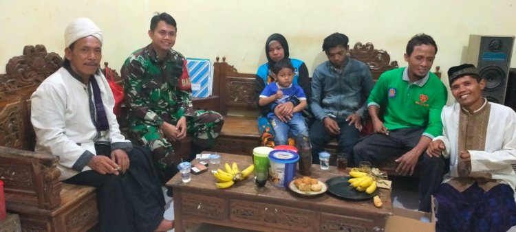 Eratkan Tali Silaturahmi, Babinsa Komsos Dengan Tokoh Agama 