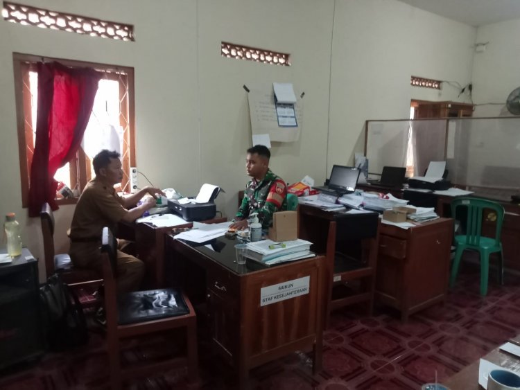 UPDATE DATA WILAYAH BABINSA LAKSANAKAN PULDATA TER DI KANTOR DESA 