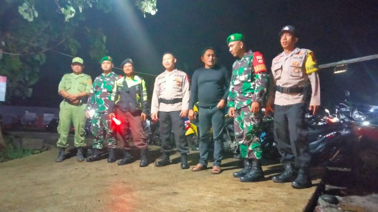 Apel Gelar Pasukan dan Patroli Gabungan dalam rangka pengamanan malam tahun baru 2024 