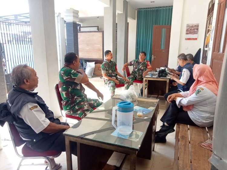 TINGKATKAN  SINEGRITAS DALAM BIDANG PERTANIAN DAN MENDUKUNG KETAHANAN PANGAN  BABINSA KORAMIL 07 MANDIRAJA KOMSOS DI KANTOR BPP